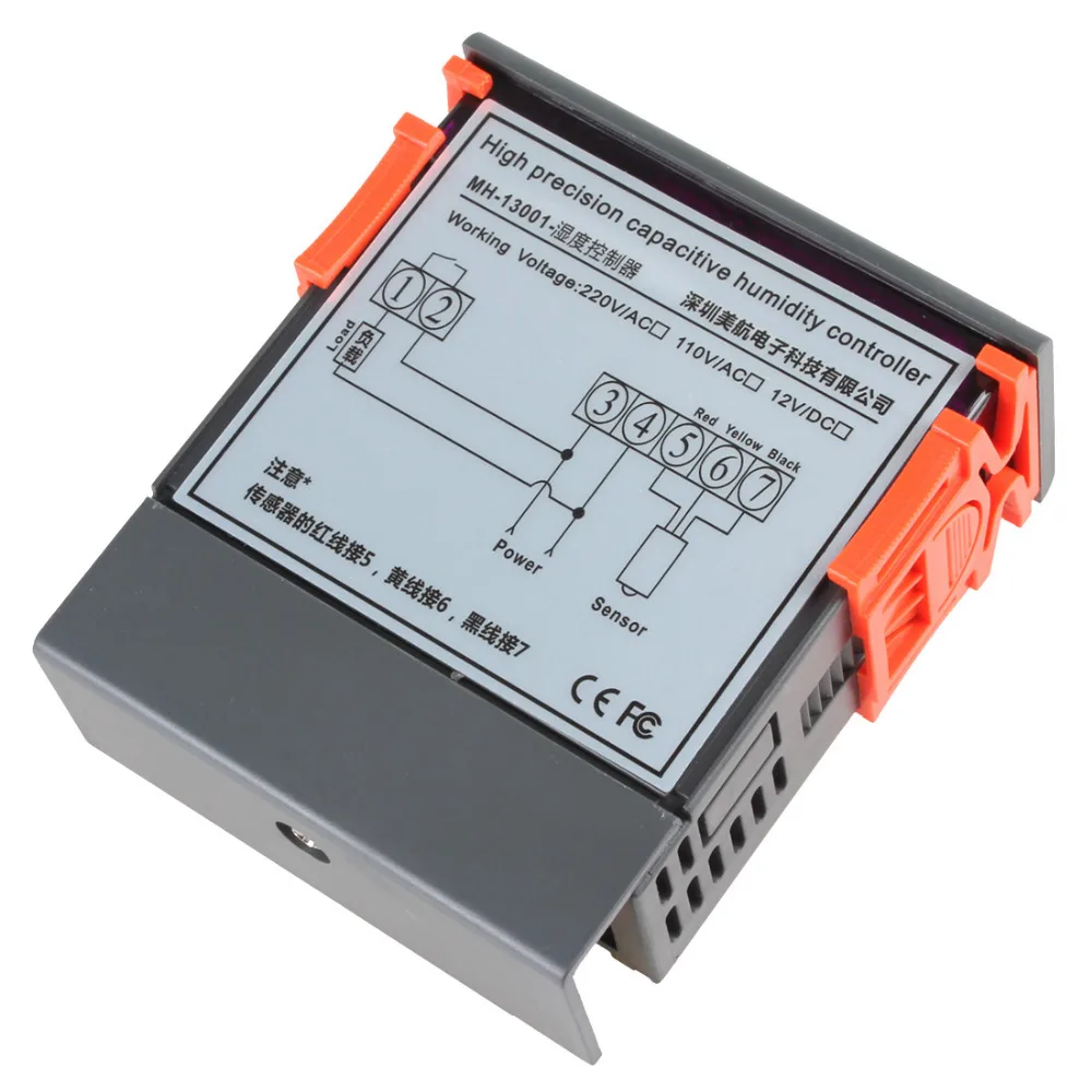 AC 110V цифровой ЖК-контроллер влажности воздуха Измеритель Tetster диапазон измерения