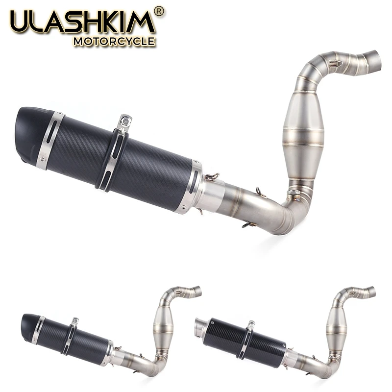 

Motorcycle Full System Exhaust Muffler Escape Slip On for bmw G310R G310GS G 310R G 310GS Middle Contact Pipe