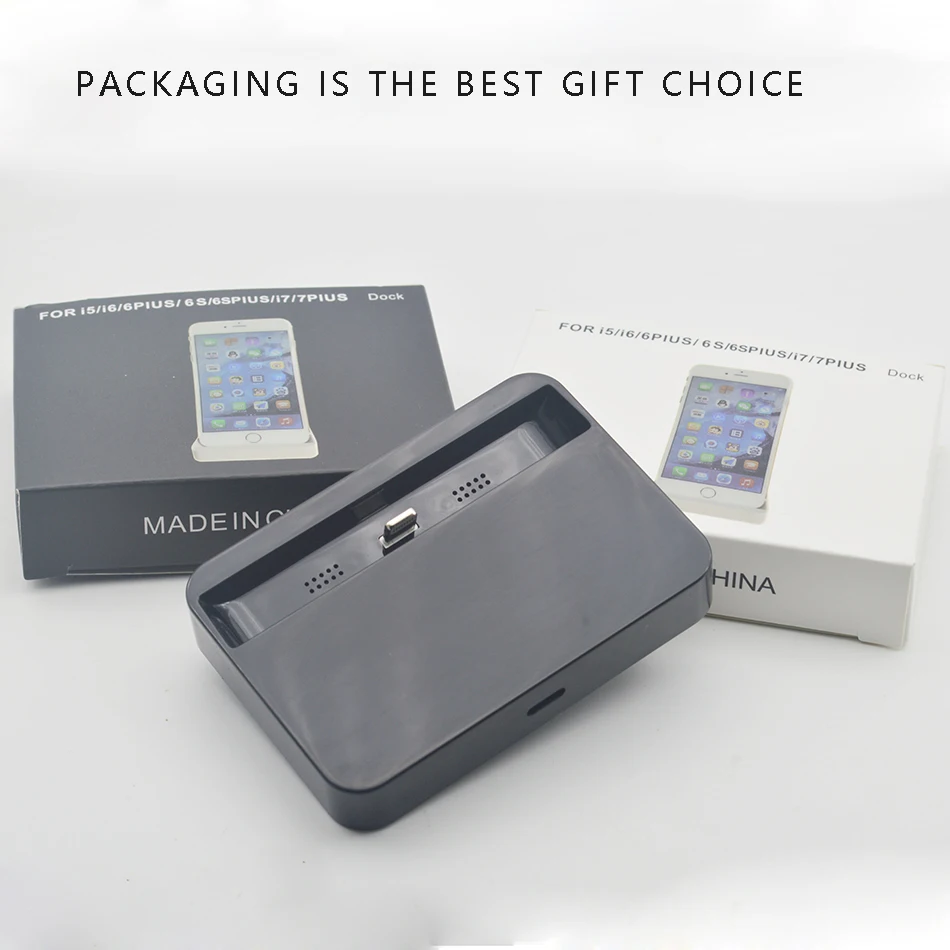 HSTRADE Original Sync Data Charging Dock Station Desktop Docking Charger For iPhone X 5 5S SE 6 7 6S Plus 8 | Мобильные телефоны и