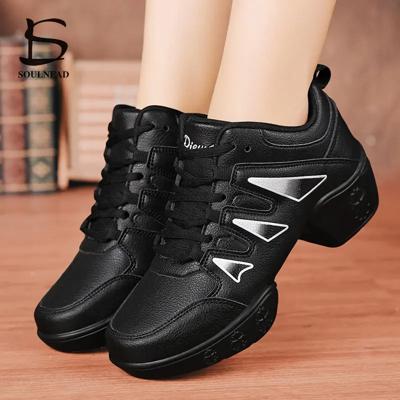 Women's Men's Dance Sneakers Hip Hop Female Jazz Modern Dancing Shoes High Quality Outdoor Ladies Men Square Dance Sports Shoes