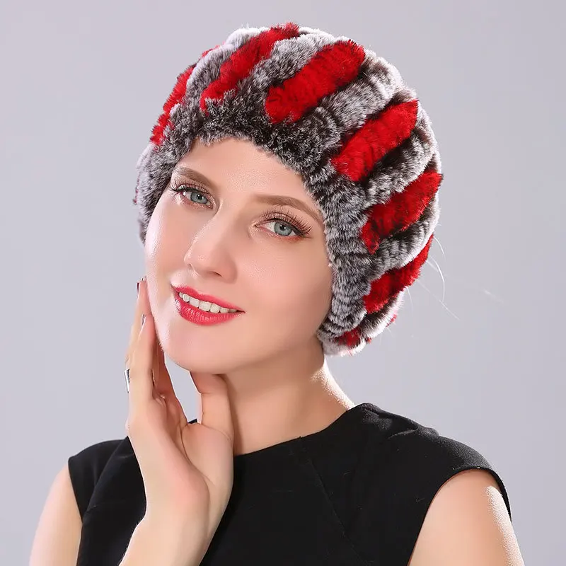 Модные Натуральная кожа из кроличьей шерсти женские многофункциональный шарф