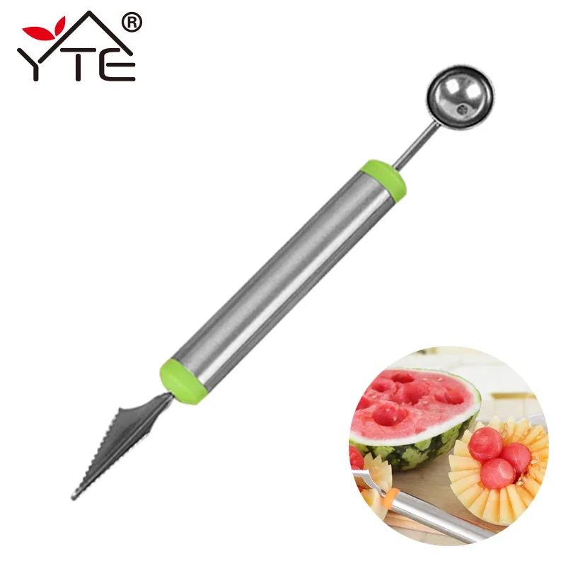 YTE фрукты большая ложка с двойной головкой DIY ассорти холодной посуды Инструмент