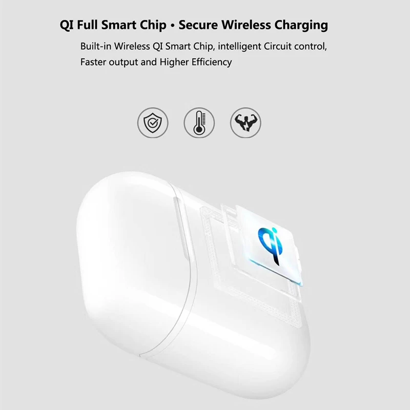 JKING Беспроводной зарядки чехол для Airpods QI Стандартный приемник Крышка Совместим с