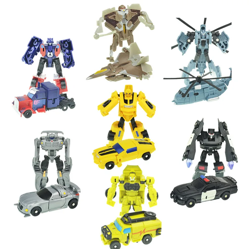 Миниатюрная машинка робот Kitoz фигурка трансформер пластиковая игрушка подарок