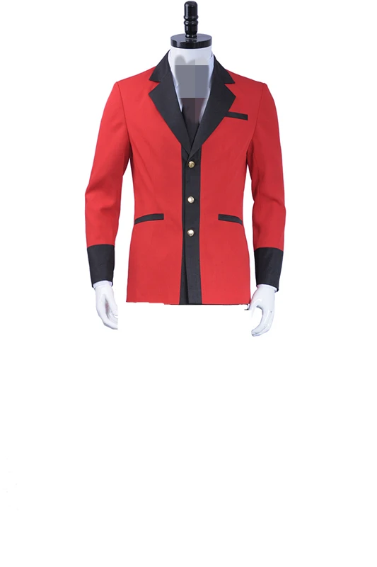 male jacket Kakegurui: компульсивный игрок Manyuuda Kaede Suzui Ryota Kirari Momobami Косплей Костюм S-XL Превосходная куртка пальто - Цвет: male jacket