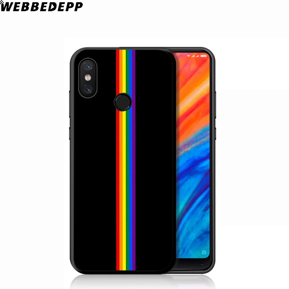 WEBBEDEPP Love Is LGBT Rainbow Soft Case for Xiaomi Mi 9T 9 8 SE 6 A1 A2 A3 Lite MiA1 MiA2 MiA3 F1 MAX 3 Mi8 CC9E CC9 |