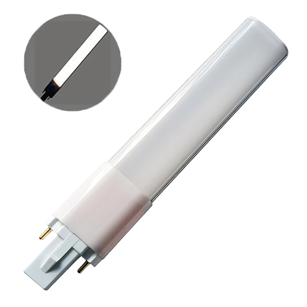 G23 SMD2835 2pin база энергосберегающая ультра тонкий светодиодный светильник Super Birght украшение дома 4 Вт 6 Вт 8 Вт сменная AC85-265V лампа