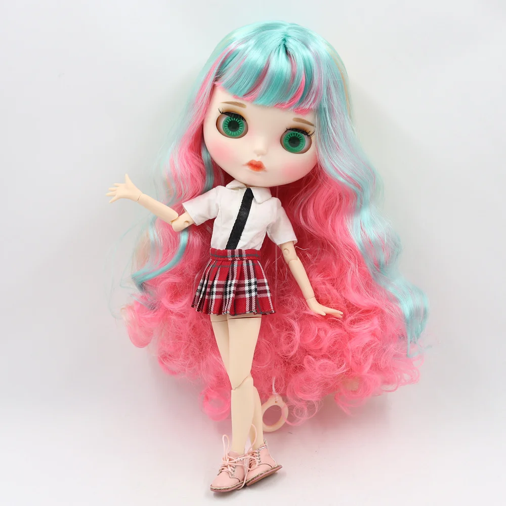 Кукла Blyth ICY DBS с белой кожей шарнирное тело новинка матовое лицо смешанные цвета