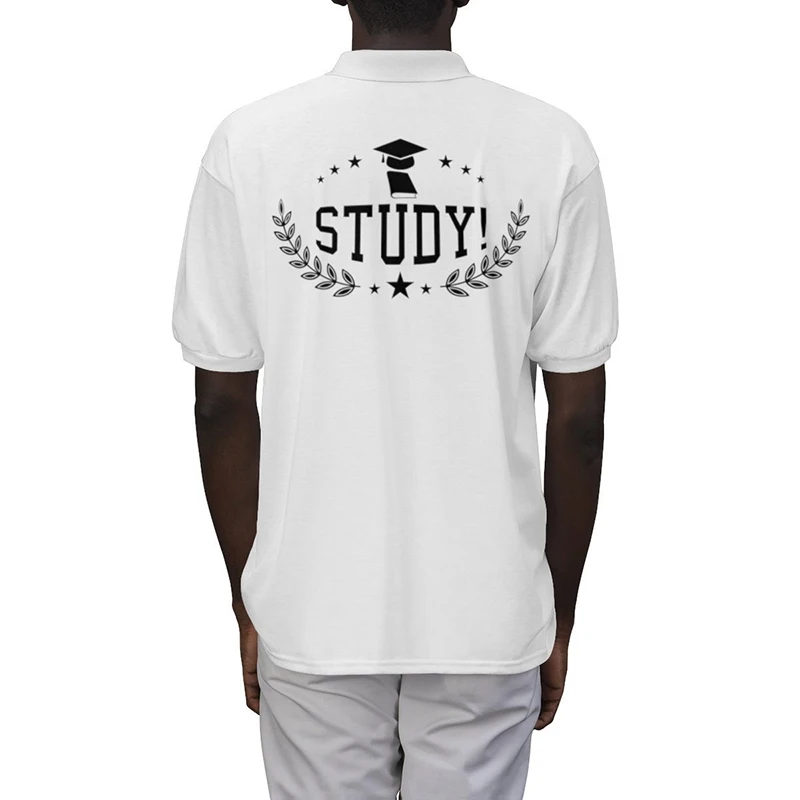 Забавная рубашка поло для мужчин Повседневная мужские хлопковые топы с коротким