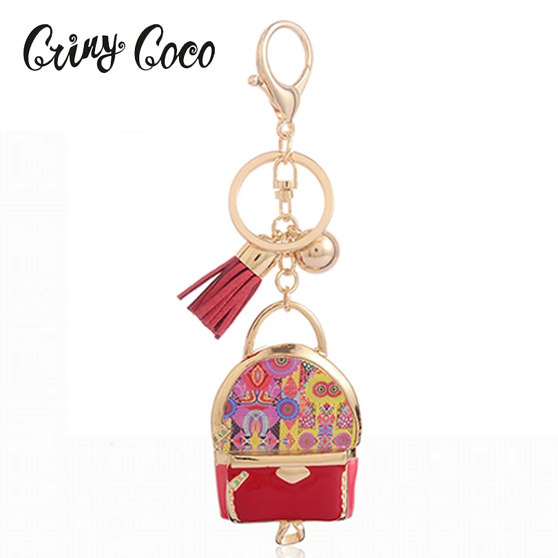 Хит Новое поступление модный эмалевый брелок из сплава цинка для женщин и