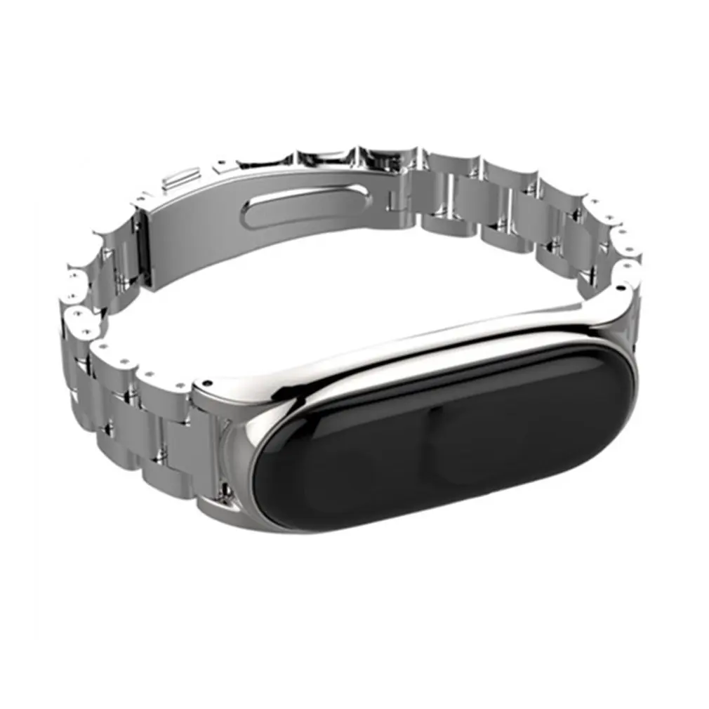 Металлический ремешок для Xiaomi mi Band 3 Безвинтовой нержавеющая сталь браслет ремешок для mi Band 3 браслет ремешок для Аксессуары для часов