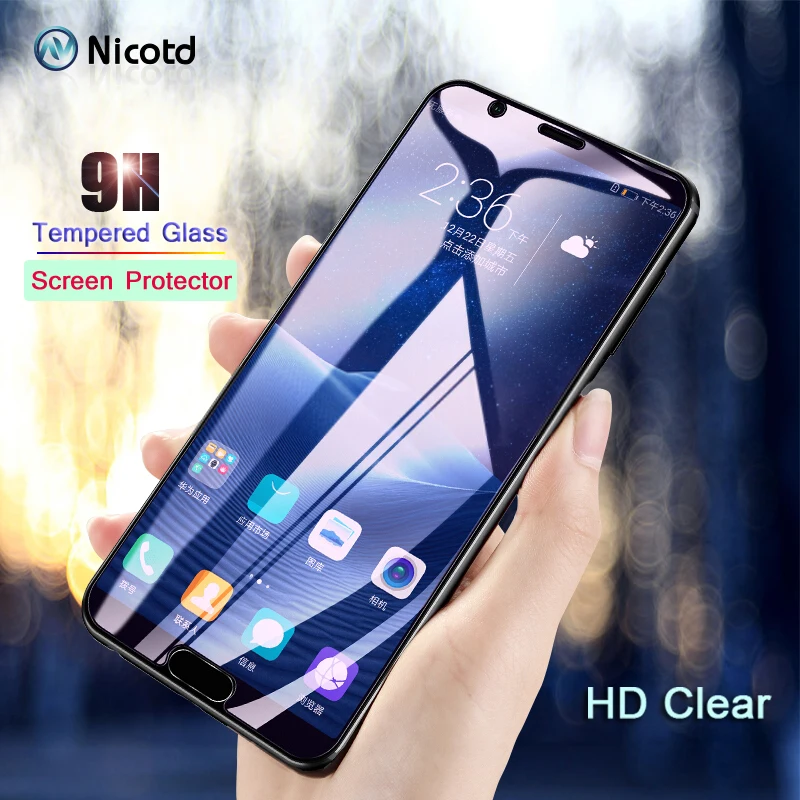 Никотд Закаленное стекло пленка для Huawei Honor V10 V9 V8 защита экрана 9H прозрачная