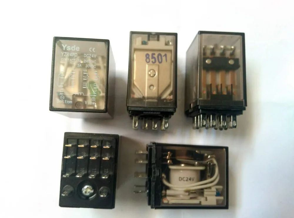 Ysde YZR4PD HH54P ZY4 MY4 JZX-22F FCR4 реле DC24V
