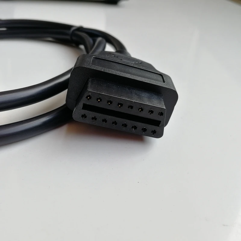Кабель obd 16 pin к гнезду OBD 2 II удлинитель фабрика OBD2 адаптер разъем 16pin кабель