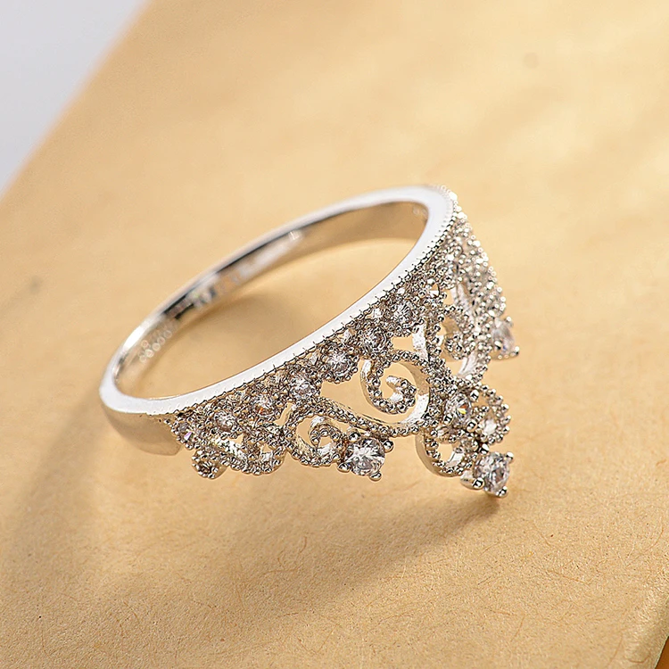 Phoenring тепло pin Корона темперамент AAA уровне микро-CZ Циркон Пром Высокое качество