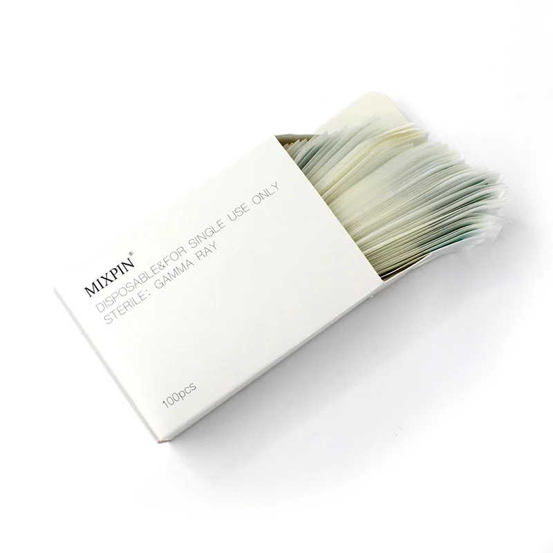 100 шт. 14 контактов игла U-образной формы для татуажа бровей превосходные