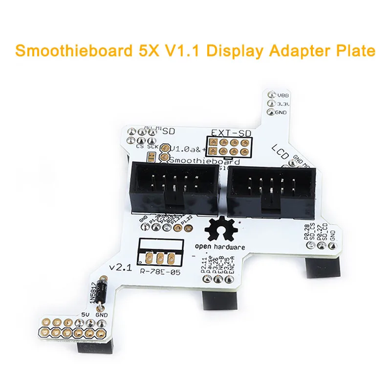 Smootieboard 5X V1.1 плата полный графический ЖК адаптер модуль для 3D принтера JLRJ88|Детали
