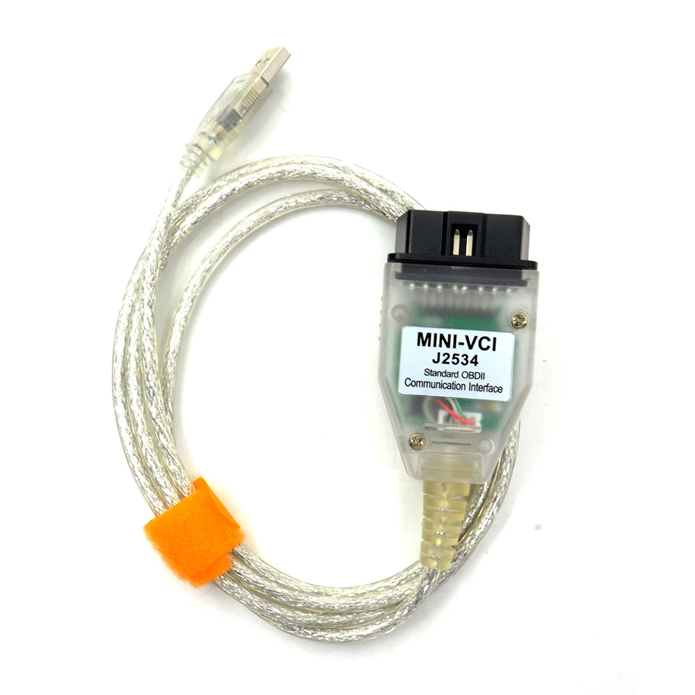 Профессиональный диагностический кабель Mini VCI J2534 для TOYOTA TIS Techstream V15.00.028 minivci FTDI