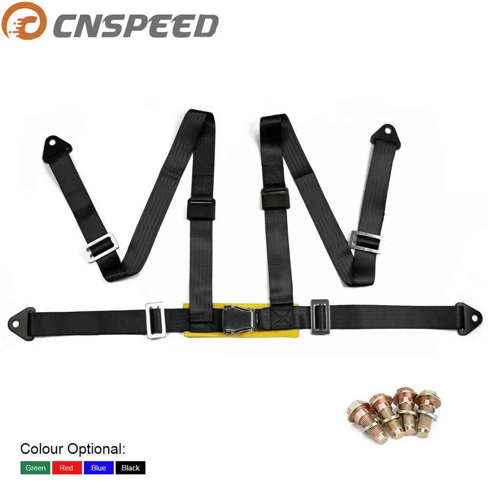 Авто Безопасность ремень безопасности 4 точечный оснастки в 2 &quotгоночный