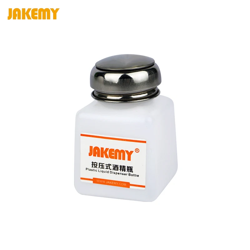 JAKEMY 120 мл портативная пустая Алкогольная жидкая бутылка дозатор для удаления