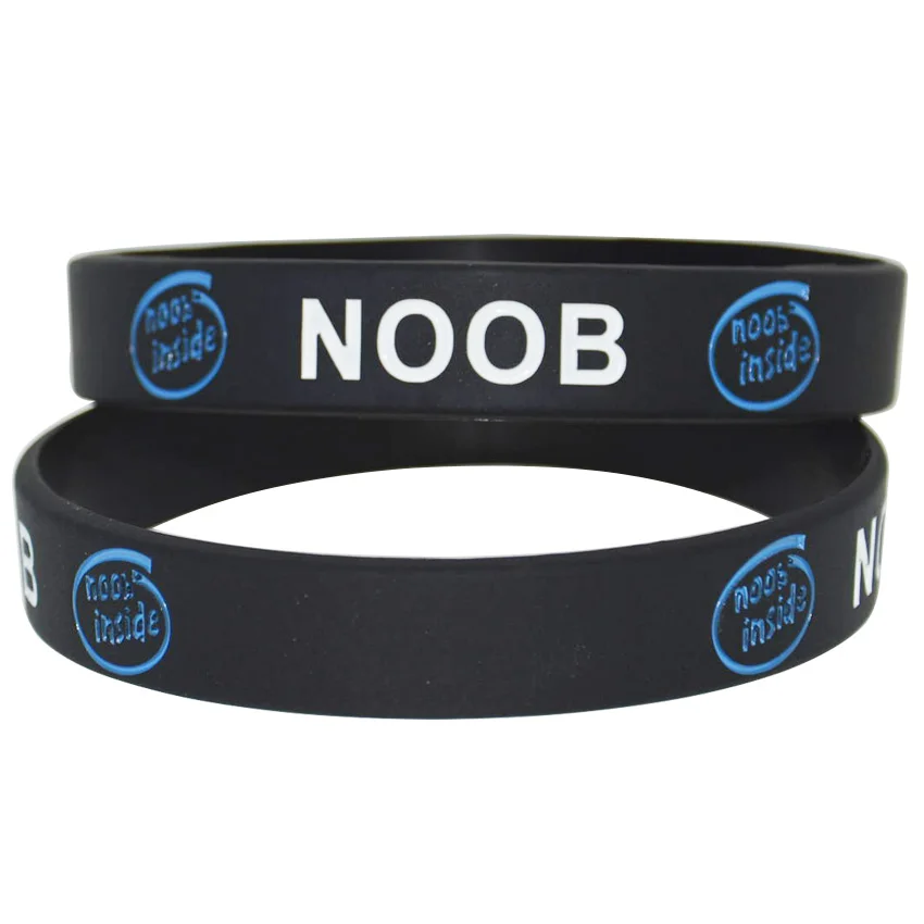 1 шт LOL Noob внутри силиконовый черный цвет браслет|wristband lol|bracelet lolwristband black |