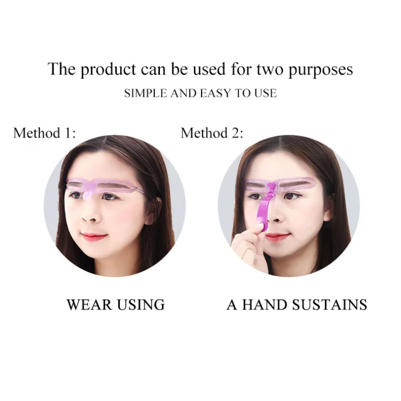 Reusable Eyebrow Model Template Shaper Defining Stencils Makeup Set Tools | Красота и здоровье