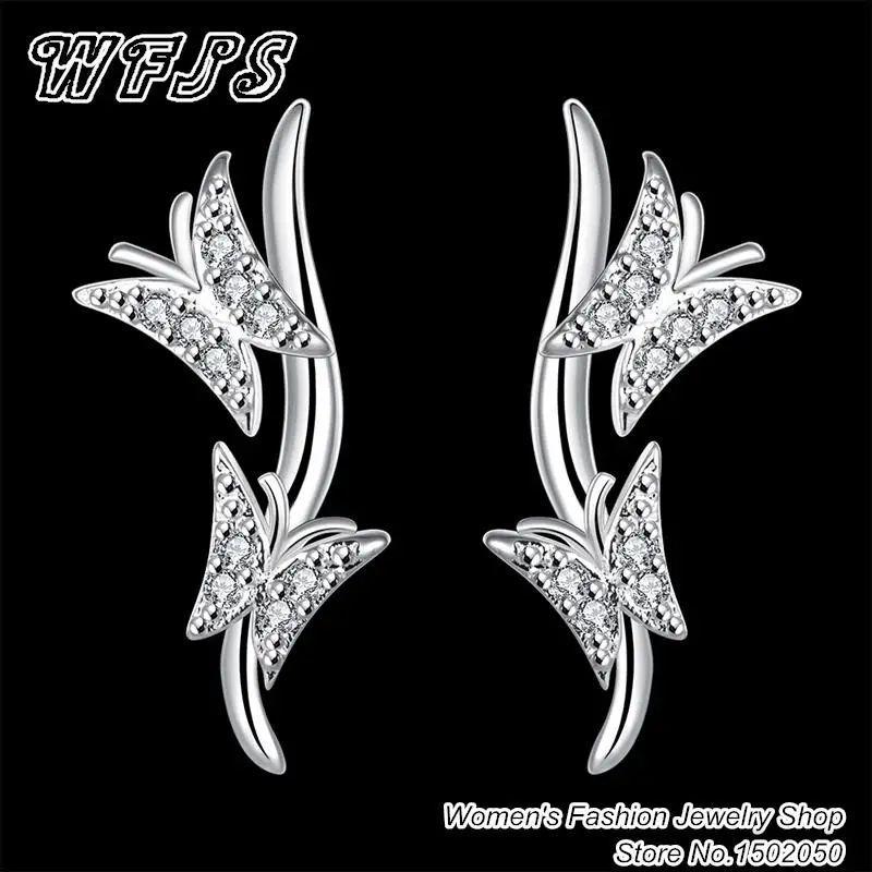Wholesale 2015 latest new arrival 925 sterling sliver earrings for women fashion jewelry high quality E617 | Украшения и