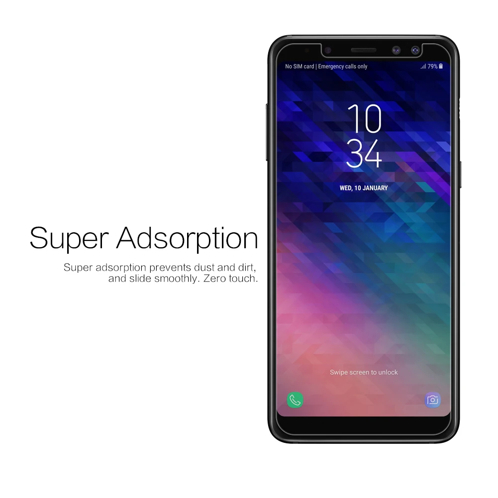 Защитная пленка Nillkin для samsung Galaxy A8, прозрачная/матовая пластиковая мягкая защитная пленка для samsung Galaxy A8 Plus