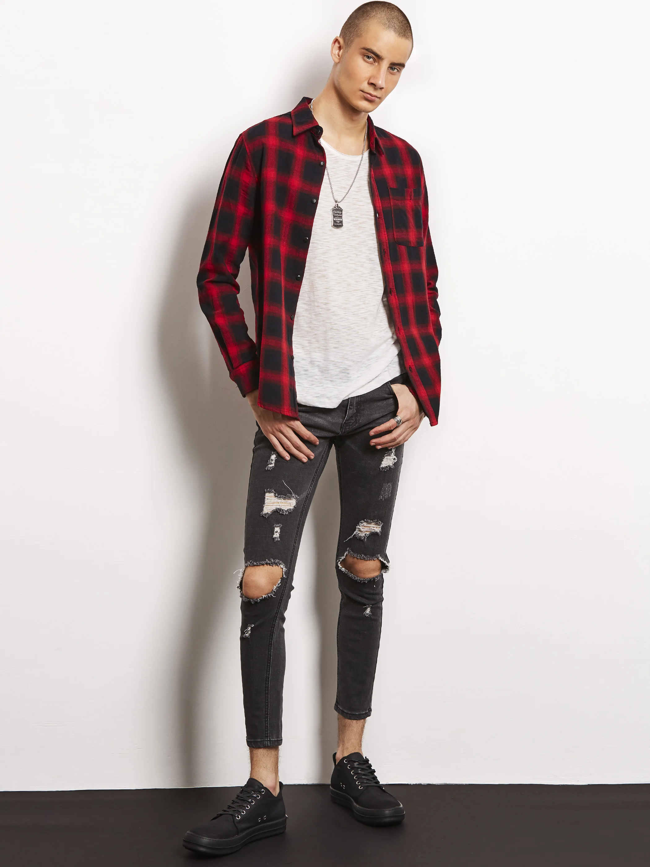 2019 Новое поступление повседневное Бизнес Мужские нарядные рубашки с длинным