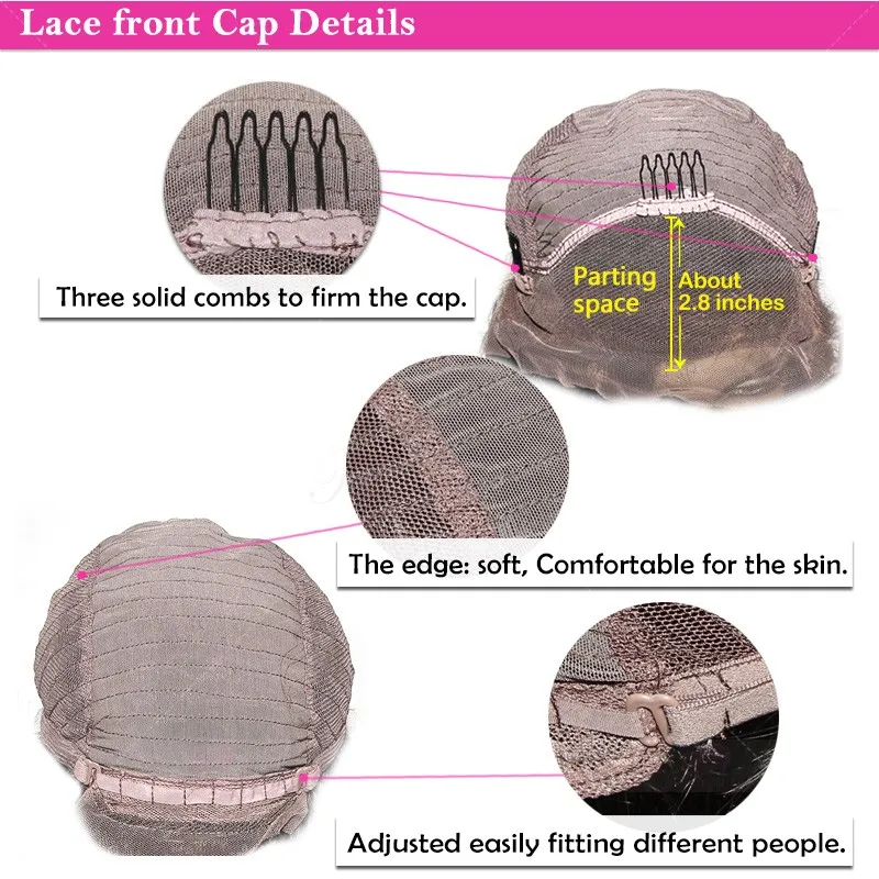 Свободная Волна Полный Шнурок Человеческих Волос Парики Glueless Необработанные Virgin