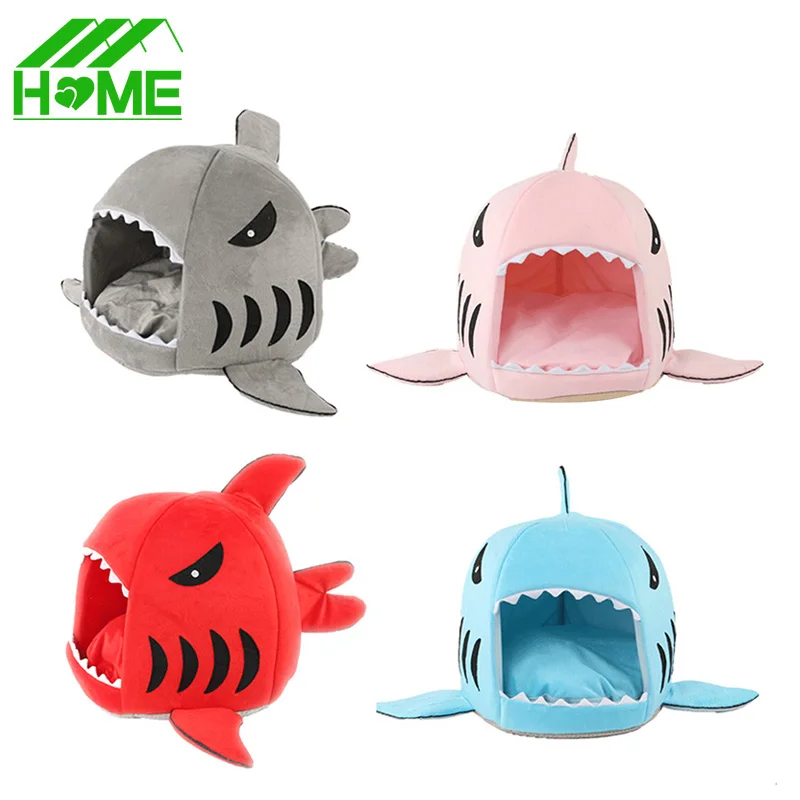 Домик для питомцев собак кошек акул кровать зимние Домашние животные спальные