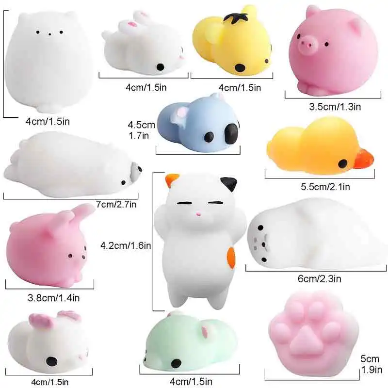 YINGELON Забавный подарок милый антистресс Squishy игрушки для мелких животных