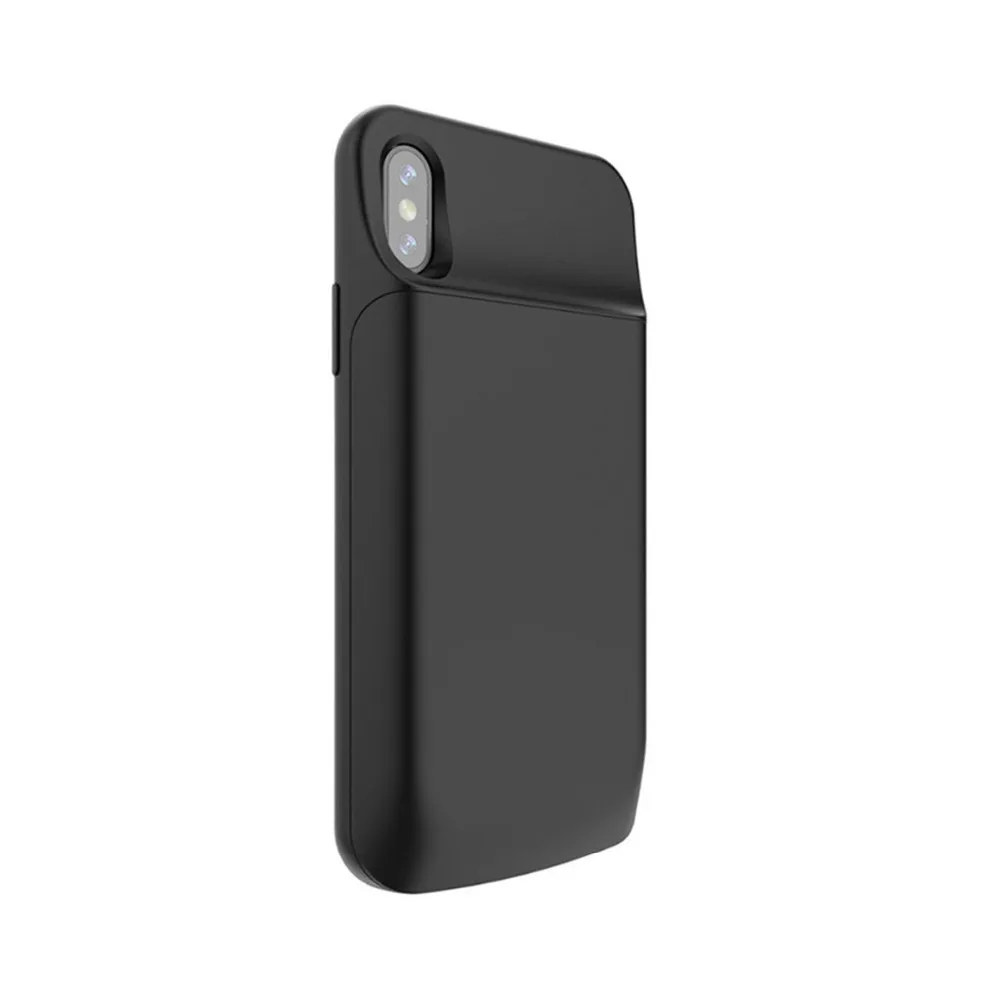 HOT Power Bank Portable Charging Backup Battery Case cover For iphone X Aluminium mobile phone Protector case coque for | Мобильные