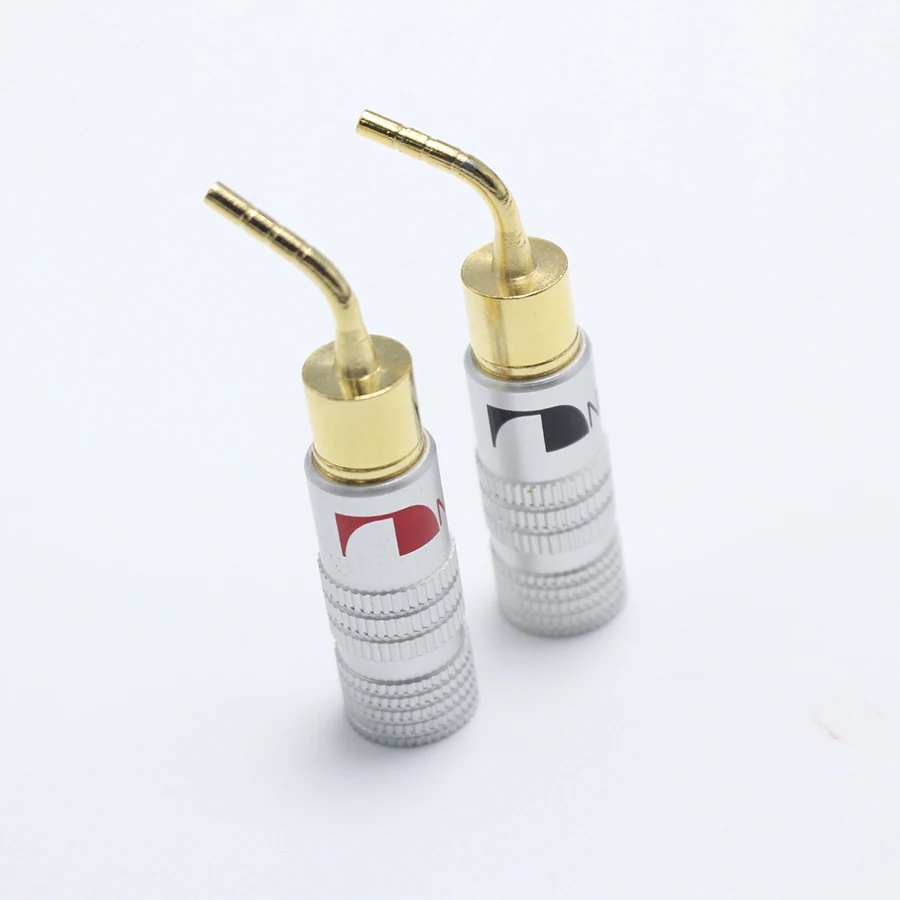 Новый золотистый динамик Nakamichi Pin Angel 2 мм банановый штекер для динамика проводной