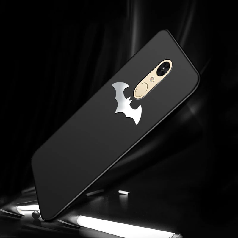 Жесткий ПК чехол Roc Joan Batman для Xiaomi Redmi Note 8 Pro 7 7A K20 4X 4 5 Plus 6 6A 5A S2 Go Матовый