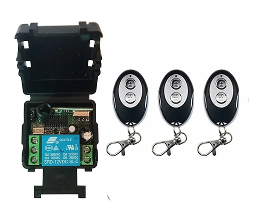DC12V 24V 1CH 1 CH мини Беспроводной RF пульт дистанционного управления выключатель