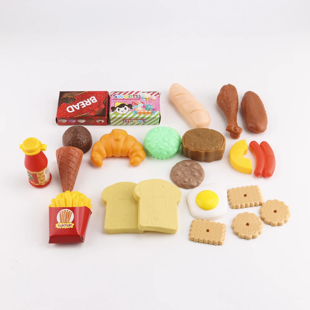 Новый 24 шт. Набор для игры в вкусные лакомства игрушки ролевых игр развивающий