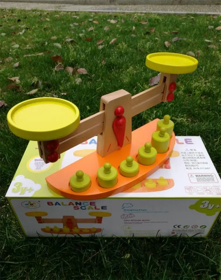 

Обучающая игрушка Монтессори, маленький деревянный новый баланс, игрушка для детей, детские игрушки для детей, математика Монтессори, отлич...