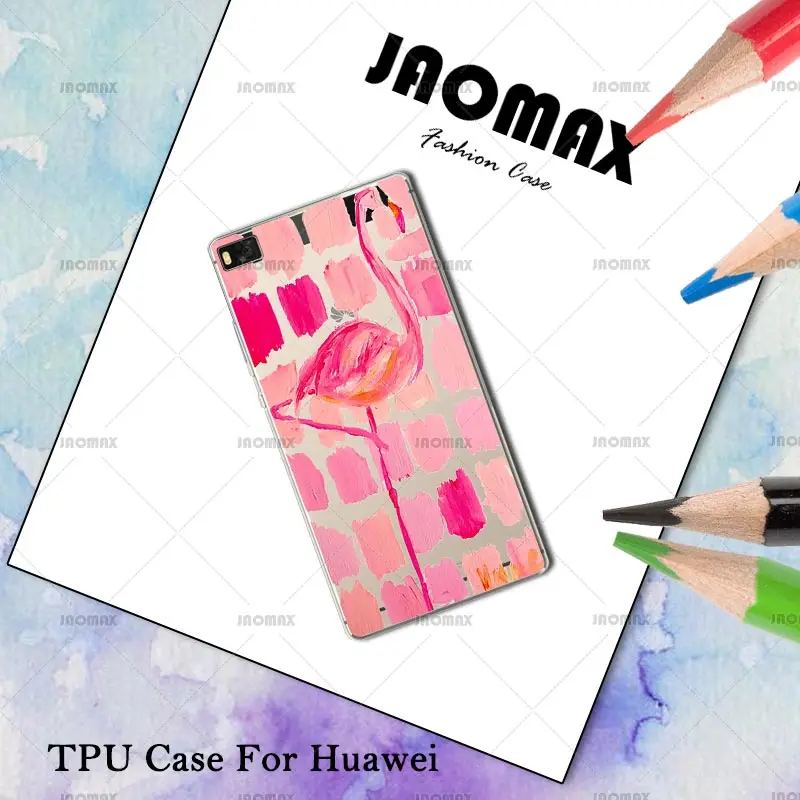 Новая мода Coforful Фламинго чехол для Huawei P10 P9 P8 Lite Коврики 8 9 Pro Honor V8 5C прозрачный