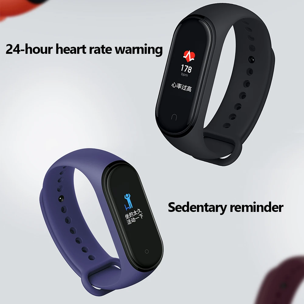 In Stock Xiaomi Mi Band 4 Smart Wristband Fitness Heart Rate Bracelet Music AI bracelet Bluetooth 5.0 AMOLED Color Touch Screen