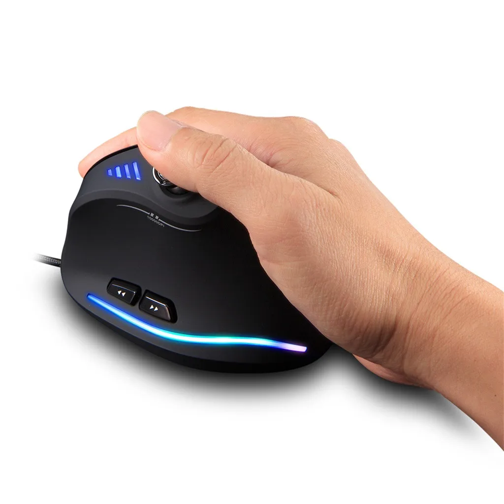 VOBERRY Zelotes C-18, вертикальный кабель, игровой светодиодный, программируемый пульт дистанционного управления, мышь, инженерный дизайн, механическая мышь
