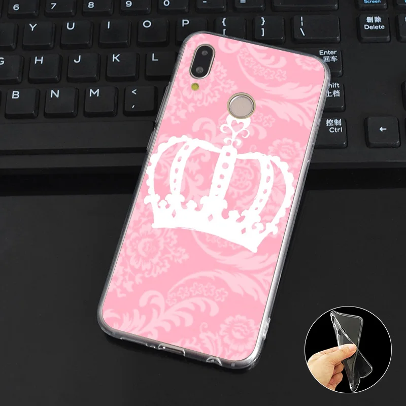 Мягкий силиконовый чехол из ТПУ L227 queen Boss Crown King для Huawei P8 P9 P10 P20 P30 Lite Pro P Smart Plus 2017 2019