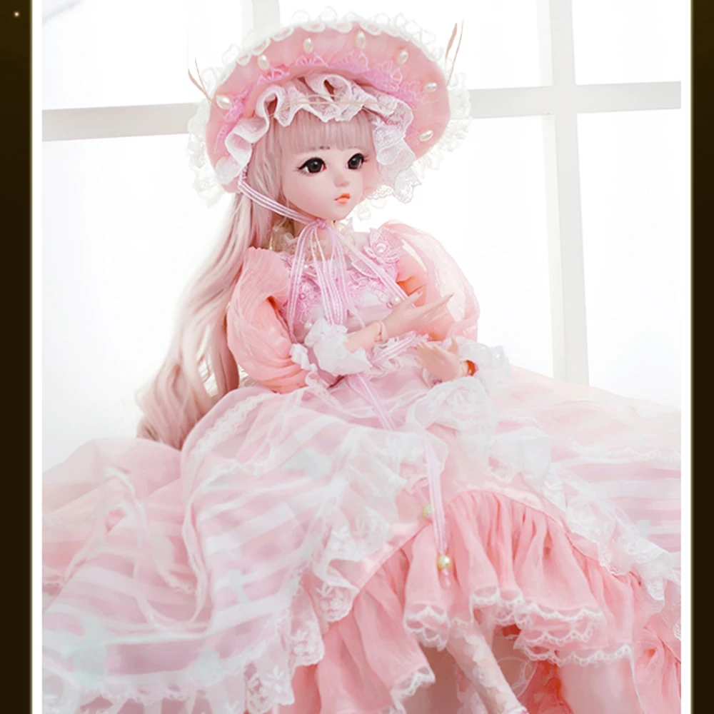 60 см bjd 1/3 элегантные куклы принцессы игрушки с коричневыми глазами одеждой