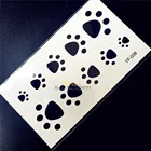 Милая Медвежья Лапа дизайн водонепроницаемый временный Съемная Татуировка здоровье нетоксичные поддельные флеш-татуировки черные чернила цвет мужчин женщин тело