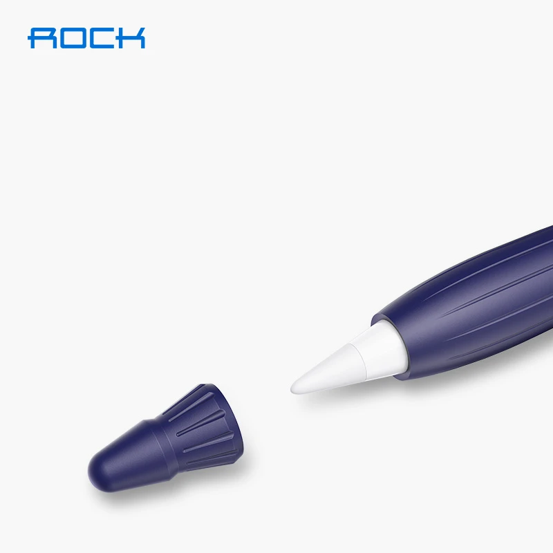 ROCK для Apple Pencil легкий мягкий силиконовый защитный чехол, держатель для iPad Pro Pencil в розничной упаковке