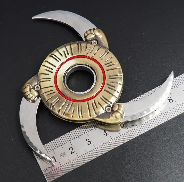 Цельный Люфей Складной поворотный сюрикен вращающийся подшипник для игры в