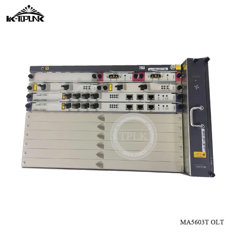 Оригинальный Хуа Вэй 19 дюймов MA5603T OLT GPON 2 * SCUN GICF PRTE Поддержка ADPE GPFD карта сети