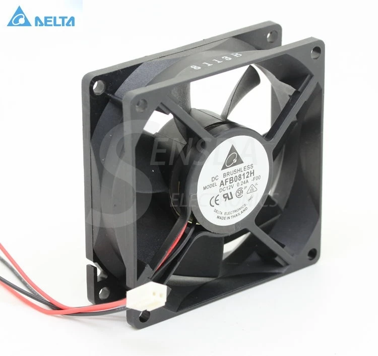 

Вентилятор delta AFB0812H, 80 мм, 12 В, 8025 А, корпус ПК, 3-контактный, для сервера