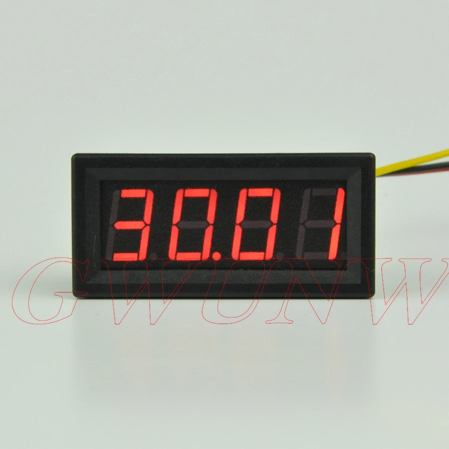 GWUNW BY456V DC 0 30 00 вольт постоянного тока (30V) 4 Бит Цифровой вольтметр Панель метр