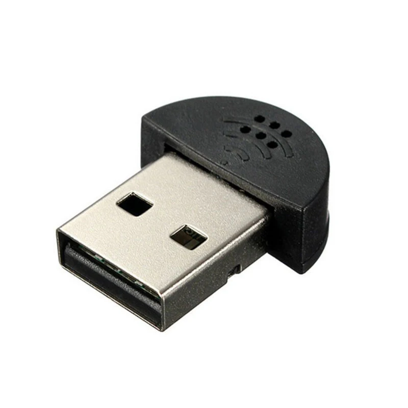 Мини USB микрофон аудио студия Запись для компьютера ноутбука Новое